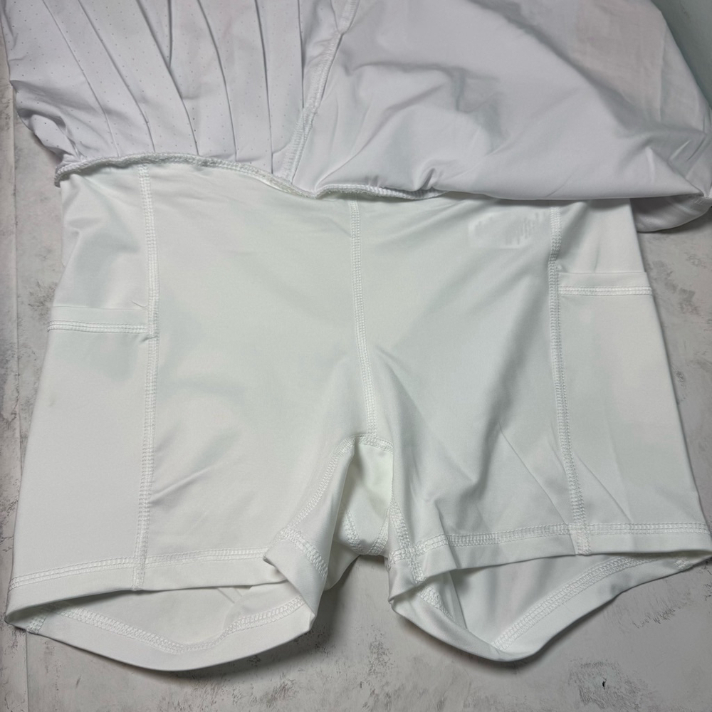 NWT Women's Avia Pleated Skort Skirt Size S White - Picture 6 of 9